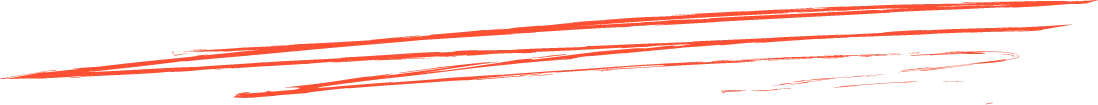 Orange scribble underline graphic for Studio Payne web and graphic design